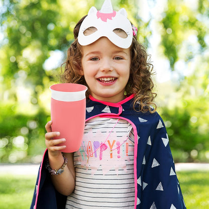 New Munchkin Miracle 360 Sippy Cup 10oz 2 Pack (Pink/Purple) - Kidsy