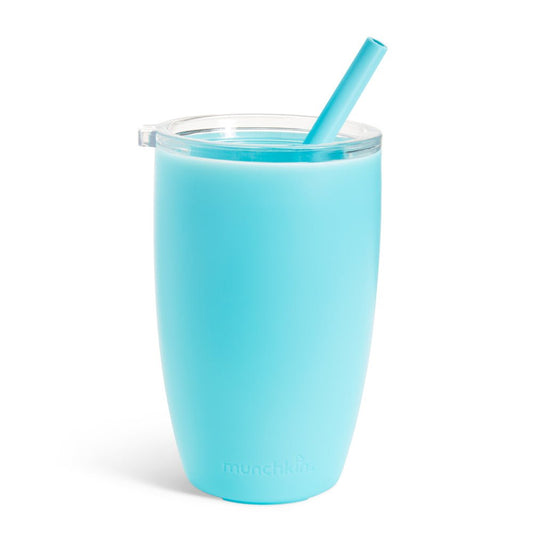 New Munchkin Simple Clean Straw Tumbler (Blue - 10 Oz) - Kidsy