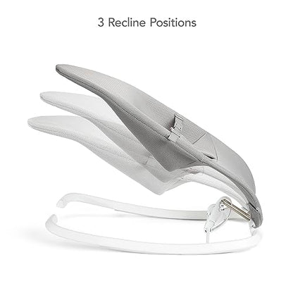 New Munchkin® Spring 2 - in - 1 Baby Bouncer & Rocker (Grey) - Kidsy