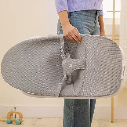 New Munchkin® Spring 2 - in - 1 Baby Bouncer & Rocker (Grey) - Kidsy