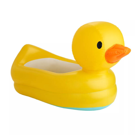 New Munchkin White Hot Inflatable Duck Safety Baby Bath Tub - Kidsy
