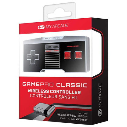 New My Arcade GamePad Classic Wireless Controller for NES Wii and Wii U - Kidsy
