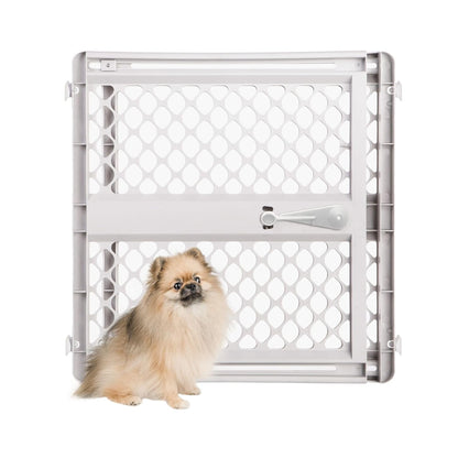 New MyPet Universal Pet Gate, 26–42 Inch (Gray) - Kidsy