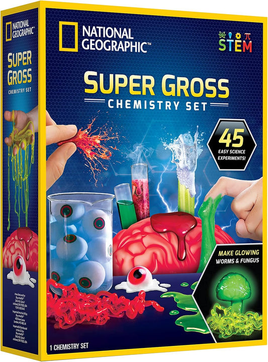 New National Geographic Gross Science Kit 45 Experiments - Kidsy