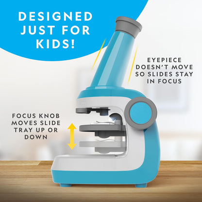 New National Geographic Kids Microscope 400x Science Kit - Kidsy