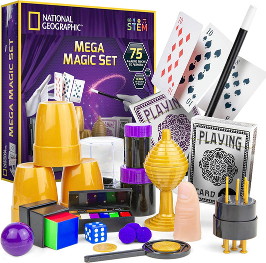 New National Geographic Mega Magic Set 75+ Trick Kit - Kidsy