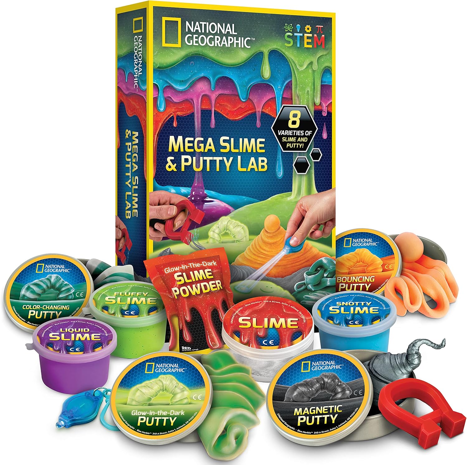 New National Geographic Mega Slime & Putty Lab Science Kit – Kidsy