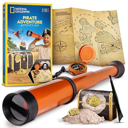 New National Geographic Pirate Adventure Activity Kit STEM Toy Set - Kidsy