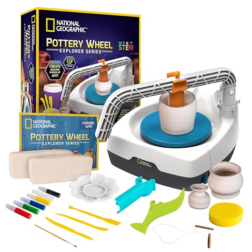 New NATIONAL GEOGRAPHIC Pottery Wheel for Kids - Kidsy
