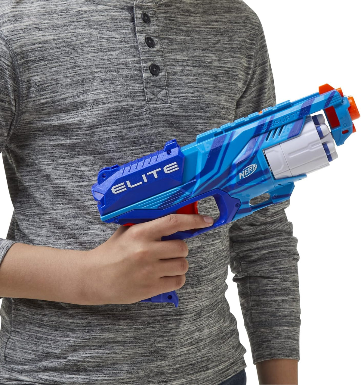 New NERF Elite Disruptor Reflex Blaster (Blue) - Kidsy