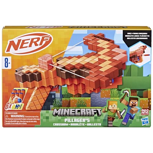 New Nerf Minecraft Pillager's Crossbow Dart Blaster - Kidsy