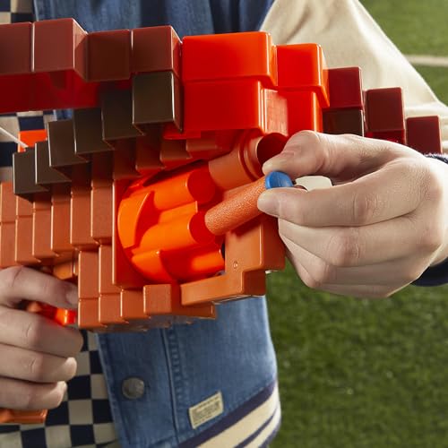 New Nerf Minecraft Pillager's Crossbow Dart Blaster - Kidsy