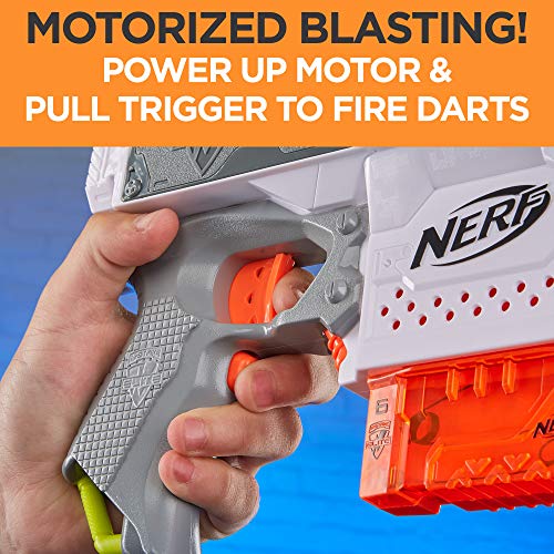 New Nerf Modulus Stryfe Motorized 6 Dart Blaster Toy - Kidsy