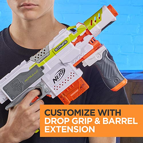 New Nerf Modulus Stryfe Motorized 6 Dart Blaster Toy - Kidsy