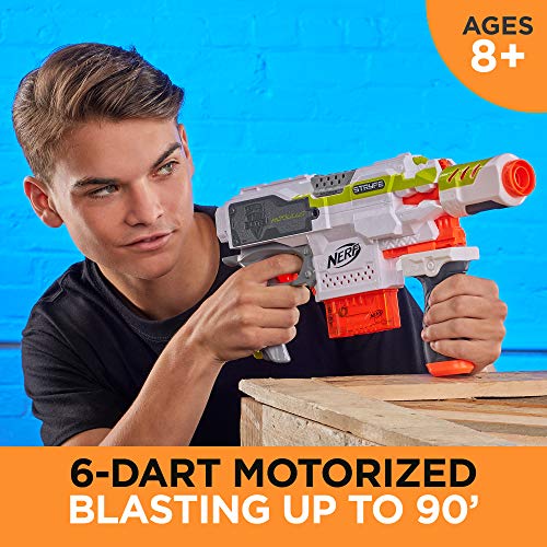 New Nerf Modulus Stryfe Motorized 6 Dart Blaster Toy - Kidsy