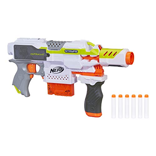 New Nerf Modulus Stryfe Motorized 6 Dart Blaster Toy