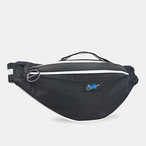 New Nike Heritage Retro Waist Pack (Black/Hyper Royal)