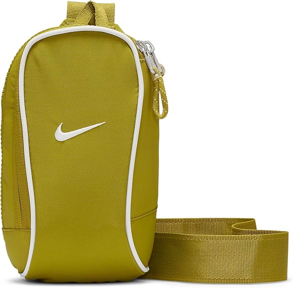 New Nike Sportswear Essentials Crossbody Bag (Moss/Light Bone)