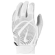 New Nike Women's Hyperdiamond Pro Softball Batting Gloves (Small, White) - Kidsy