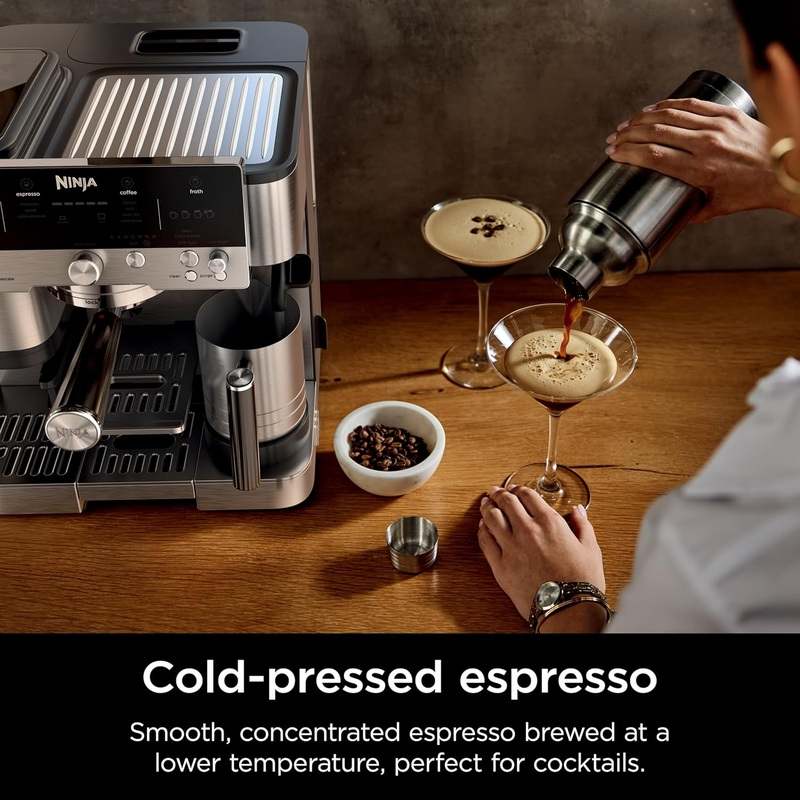 New Ninja Luxe Café Premier Series 3 - in - 1 Espresso, Coffee and Cold Brew Machine - Kidsy