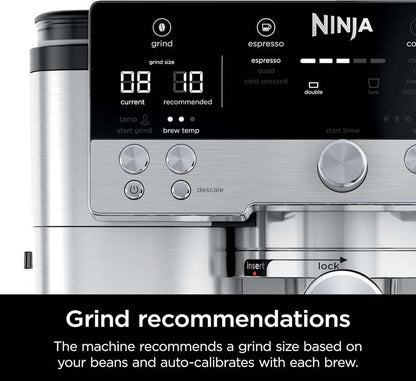 New Ninja Luxe Café Premier Series 3 - in - 1 Espresso, Coffee and Cold Brew Machine - Kidsy