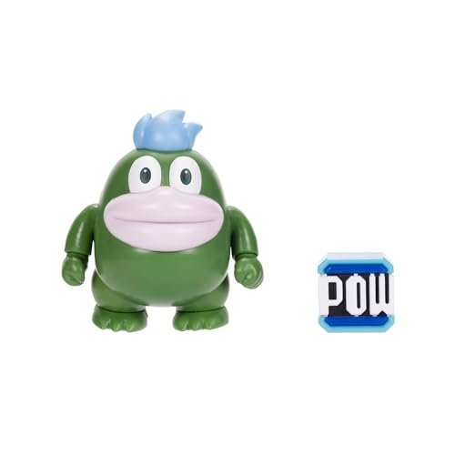 New Nintendo Super Mario 4 - Inch Spike Poseable Figure with Pow Block Accessory - Kidsy