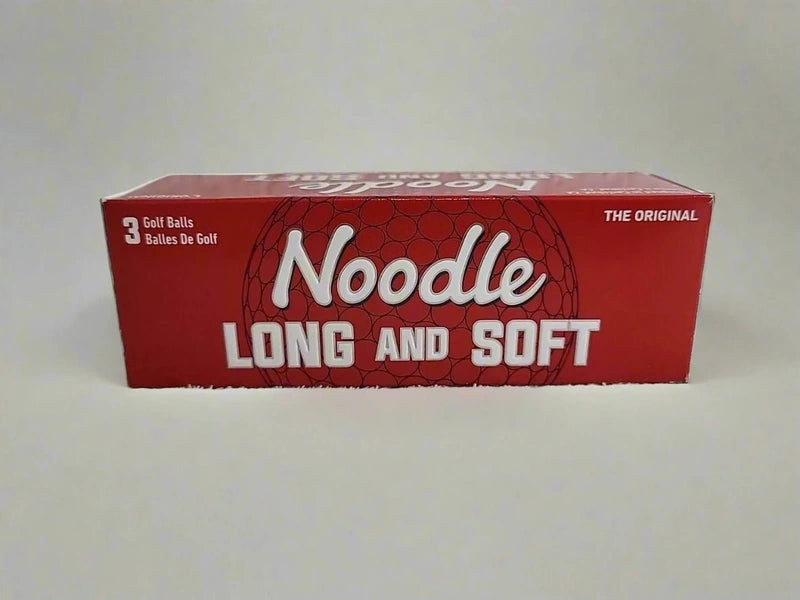 FINAL SALE New Noodle Long and Soft 3 Golf Balls (White) - FINAL SALE