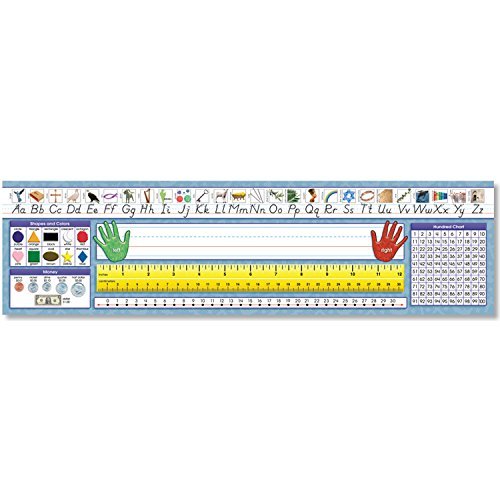 New North Star Teacher Resource NST9003 Primary Traditional Manuscript Desk Plates (Pack of 36, Large) - Kidsy