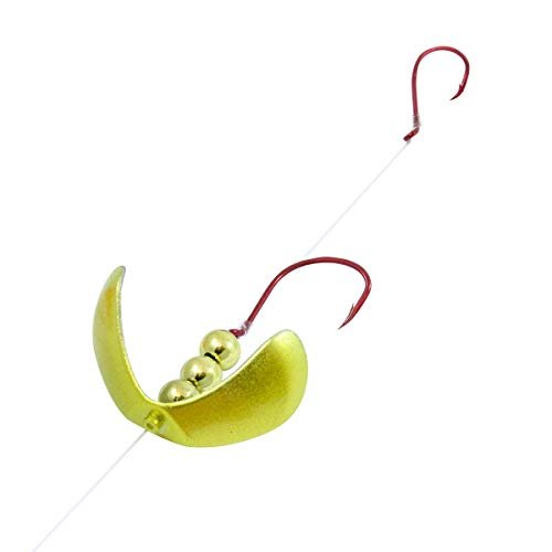New Northland Tackle BFBH1 - CTC Butterfly Blade Harness1/Cd Snell Butterfly Blade Harness, Clear Tip Chartreuse, 60" - Kidsy