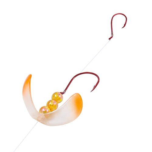 New Northland Tackle BFBH1 - CTC Butterfly Blade Harness1/Cd Snell Butterfly Blade Harness, Clear Tip Chartreuse, 60" - Kidsy