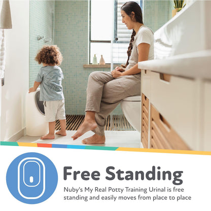 New Nuby My Real Training Urinal for Boys (White) - Kidsy