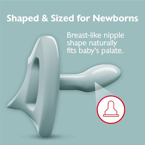 New NUK 100% Silicone Comfy Orthodontic Pacifiers, 0 - 6 Months, Pink Fashion, Timeless Collection, 5 Count - Kidsy