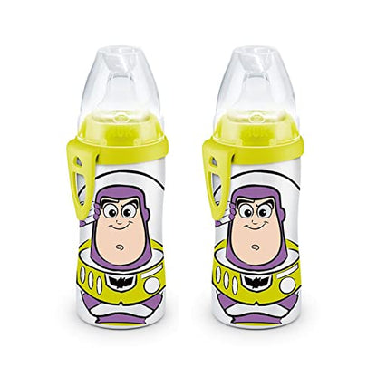New NUK Buzz Lightyear Active Cup, 10 Oz, 2 - Pack - BPA Free, Spill Proof Sippy Cup - Kidsy