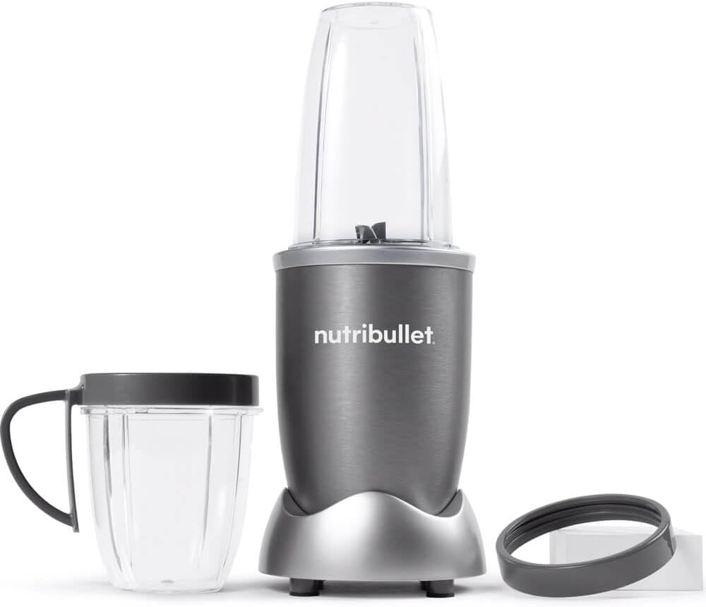 New NutriBullet 8 - Piece High - Speed Blender/Mixer System (Gray) - Kidsy