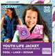 New Oceans 7 USCG Approved Youth Life Jacket (Pink/Berry: 50 - 90 lbs) - Kidsy