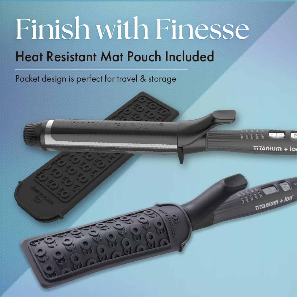 New Olivia Garden Titanium + Ion High Performance Professional Curling Iron - Kidsy