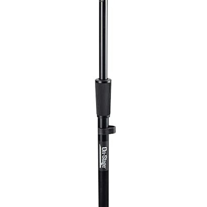 New On - Stage MS9701B+ Heavy - Duty Euro - Boom Mic Stand ,5/8″ - 27 Threading (Black) - Kidsy