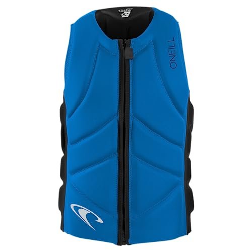 New O'Neill Wetsuits Men's Slasher Comp Life Vest, Large (Ocean/Black) - Kidsy