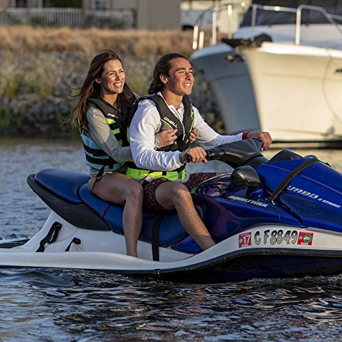 New O'Neill Wetsuits Men's Superlite USCG Life Vest 4XL (Black/Black/Smoke White) - Kidsy