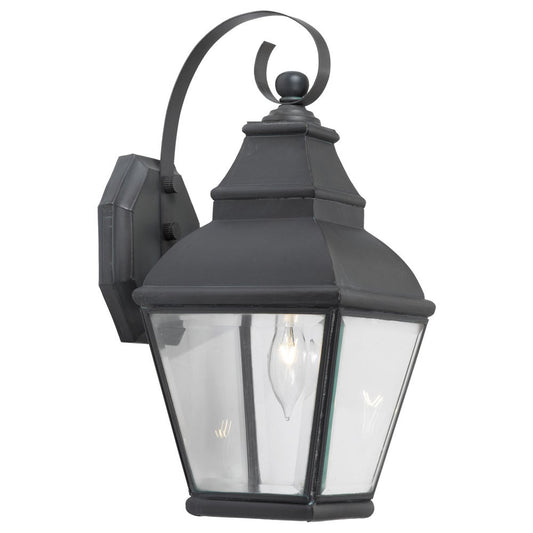 New Outdoor Wall Lantern Bristol Collection in Solid Brass (Charcoal Finish) - Kidsy