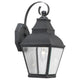 New Outdoor Wall Lantern Bristol Collection in Solid Brass (Charcoal Finish) - Kidsy