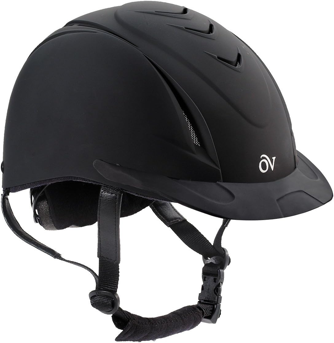 New Ovation Deluxe Schooler Riding Helmet - Medium/Large (Black) - Kidsy