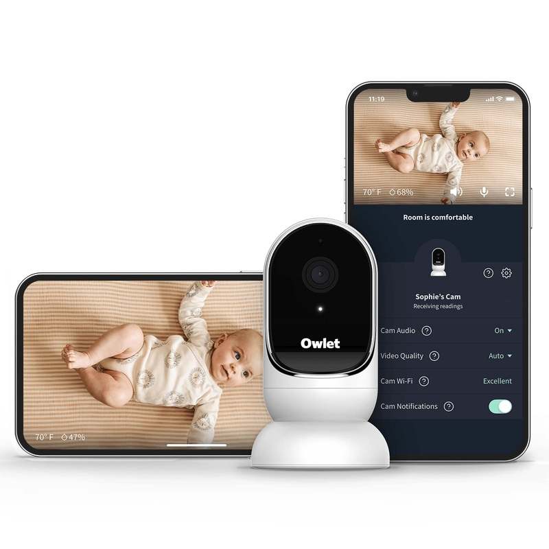 Owlet Cam Smart Video Baby Monitor with Audio - Gen 1 (White)