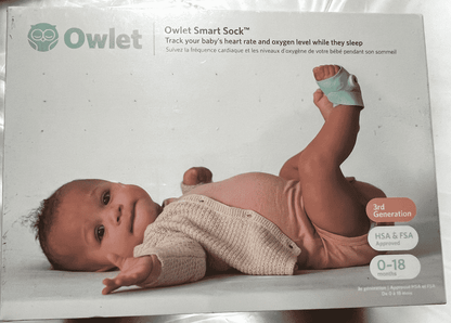 New Owlet Smart Sock 3rd Generation Baby Monitor (Mint) - Kidsy