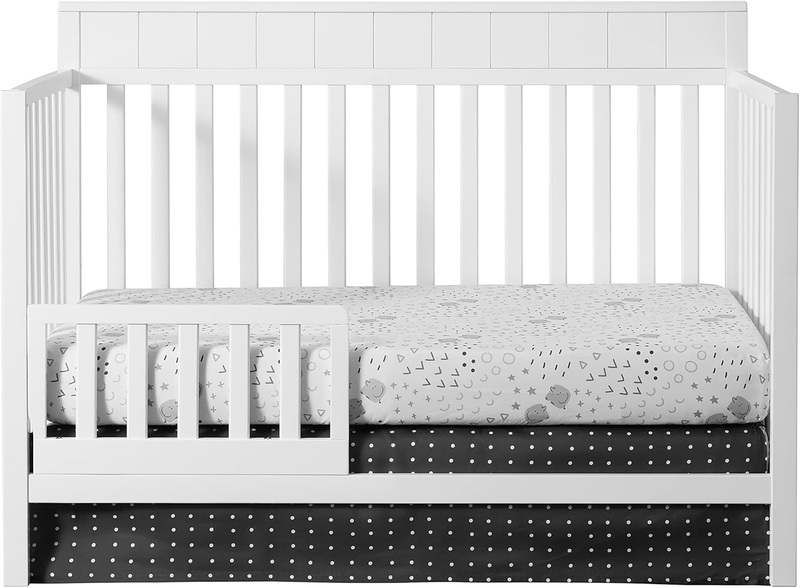 New Oxford Baby Logan Crib to Toddler Bed Guard Rail Conversion Kit (White) - Kidsy