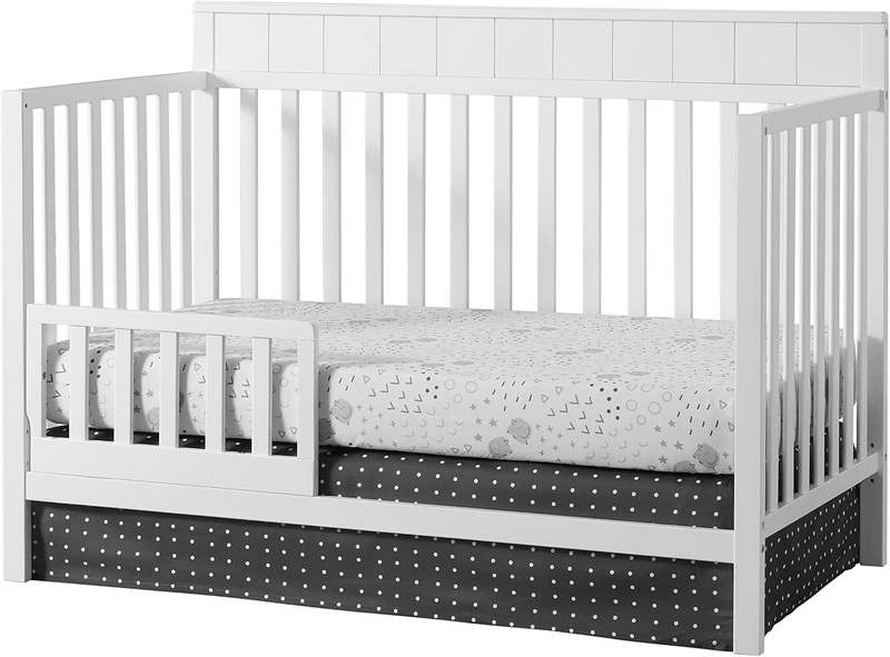 New Oxford Baby Logan Crib to Toddler Bed Guard Rail Conversion Kit (White) - Kidsy