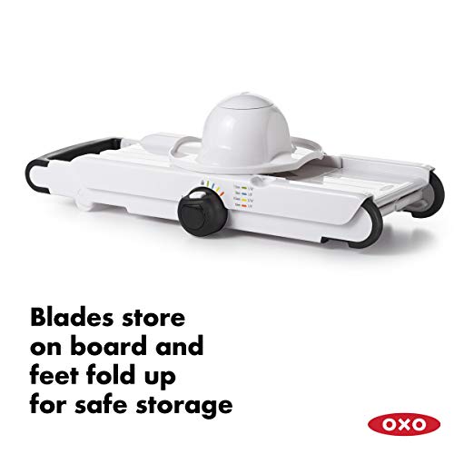New OXO Good Grips V - Blade Mandoline Slicer (White) - Kidsy