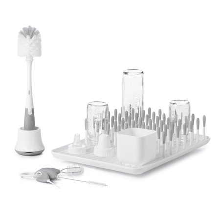 New OXO Tot Bottle & Cup Cleaning Set (Gray) - Kidsy