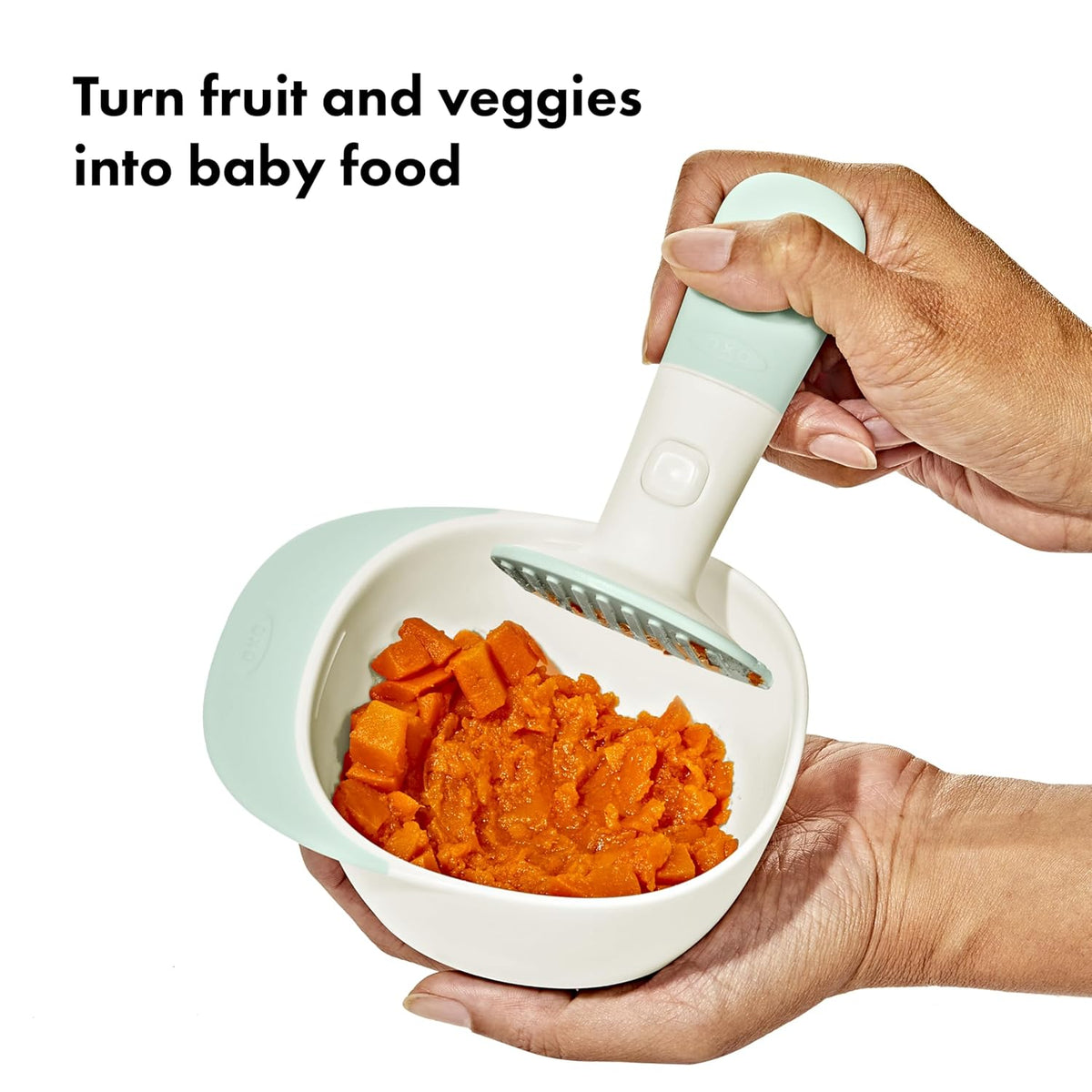 New OXO Tot Food Masher (Opal) - Kidsy