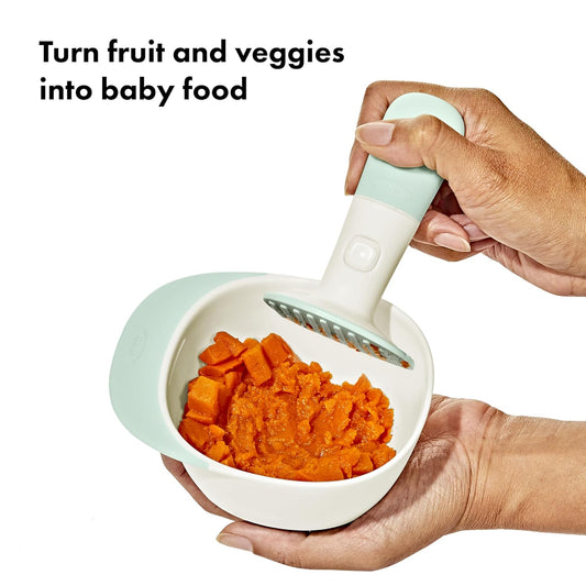 New OXO Tot Food Masher (Opal) - Kidsy